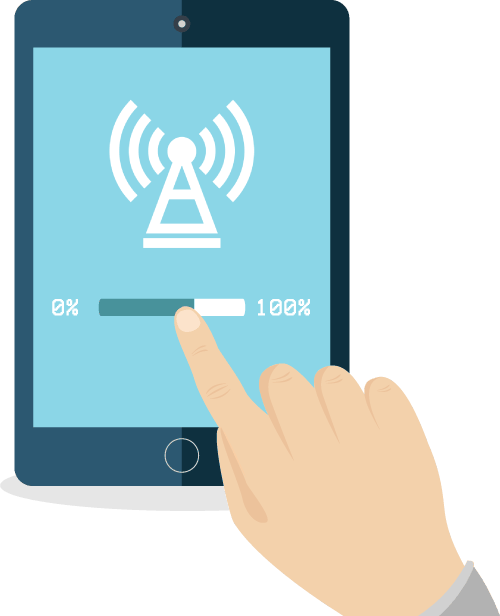 Maximale Signalstärke im Router Stelle die WLAN Signalstärke im Router auf maximal ein