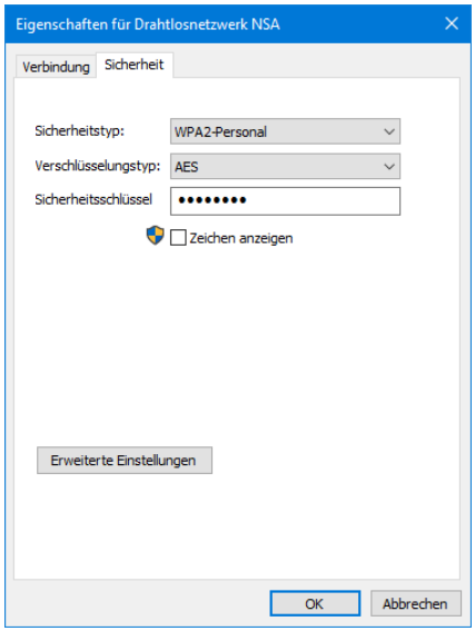 WLAN-Passwort anzeigen