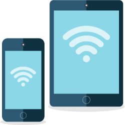 WiFi und Bluetooth Signale Störfunk